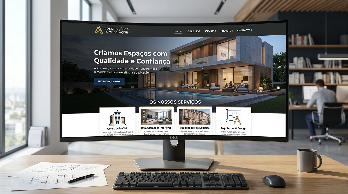 Exemplo de Website Profissional em Português tagweb